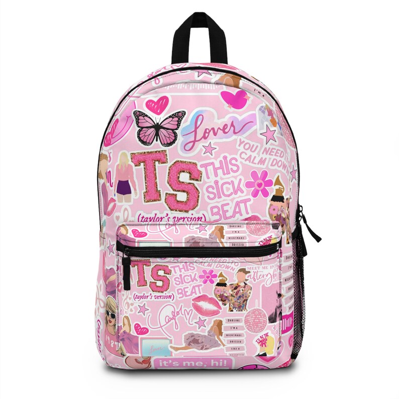 Taylor Swift Backpack, Pink, Taylor Quotes, Swifties - Etsy