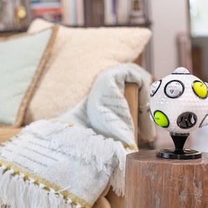 Elevate Your Golf Collection: Showcase Your Prized Golf Balls with our Stylish Display Mount! (White display)