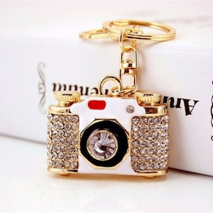 Vintage camera Portemonnee charme Sleutelhanger.