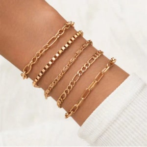 Vintage stackable bracelets.