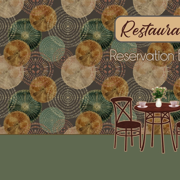 Restaurant Reservation Bookings Printables
