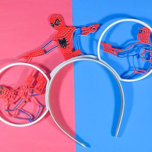 Spiderman Mouse Ears | Spider-Man Pointing Meme Mickey Ears |  3D Magically Printed Custom Disney Ears