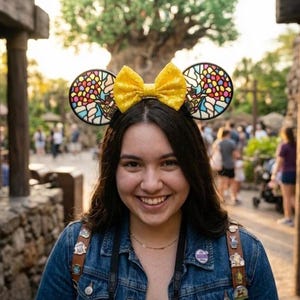 Up Mickey Ears Stained Glass - Balloon House Mouse Ears - Carl and Ellie Disney Ears for Park - 3D Printed Adventure Is Out There Headband image 4