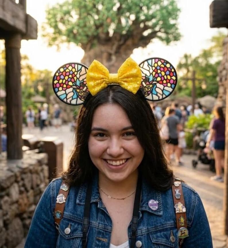 Up Mickey Ears Stained Glass - Balloon House Mouse Ears - Carl and Ellie Disney Ears for Park - 3D Printed Adventure Is Out There Headband image 4