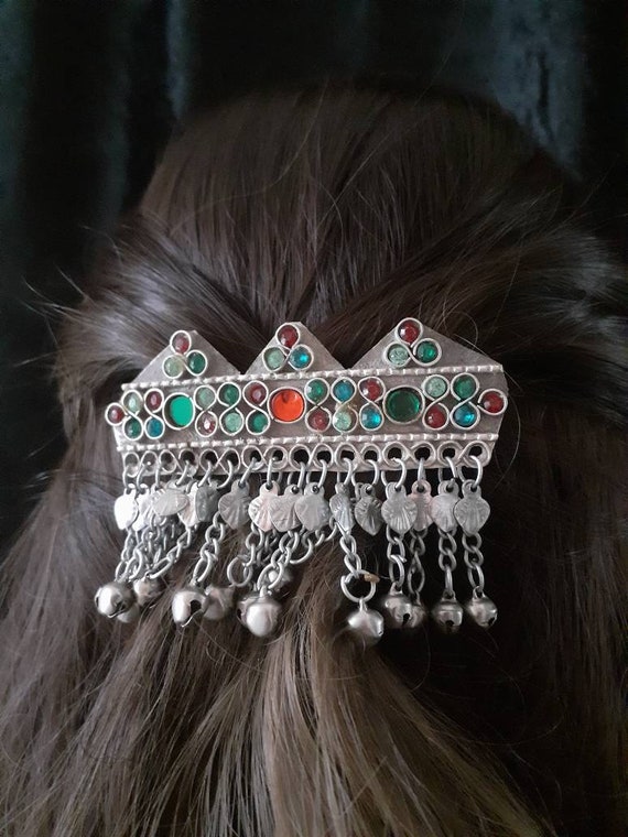 Hair bar/hairclip vintage kuchi tribal fusion ats