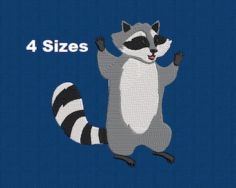 Waschbär Stickdatei Stickdatei