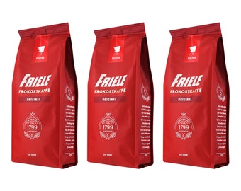 Friele Frokostkaffe Original Filtermalt (3 Pack) - Friele Medium Roast Breakfast Coffee Filtered 250 Grams (8.8 oz) 3 Pack