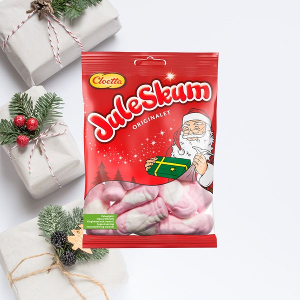 Cloetta Christmas Juleskum - Swedish Christmas Foam 100 grams (3.5 oz)