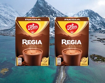 Freia Regia Kakao 2 Pack - Norwegian Hot Chocolate Powder Mix 260 grams (9.2 oz) (2 pk)