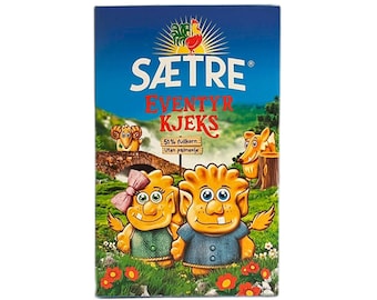 Sætre Eventyr Kjeks - Galletas de galleta de cuento de hadas de Noruega 175 gramos (6,17 oz)