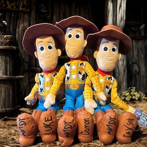 Peluche personalizado de Toy Story, Woody o Buzz Lightyear imagen 2
