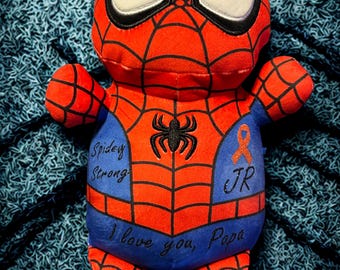 Personalized Spiderman Squishmallow Hugme Plush