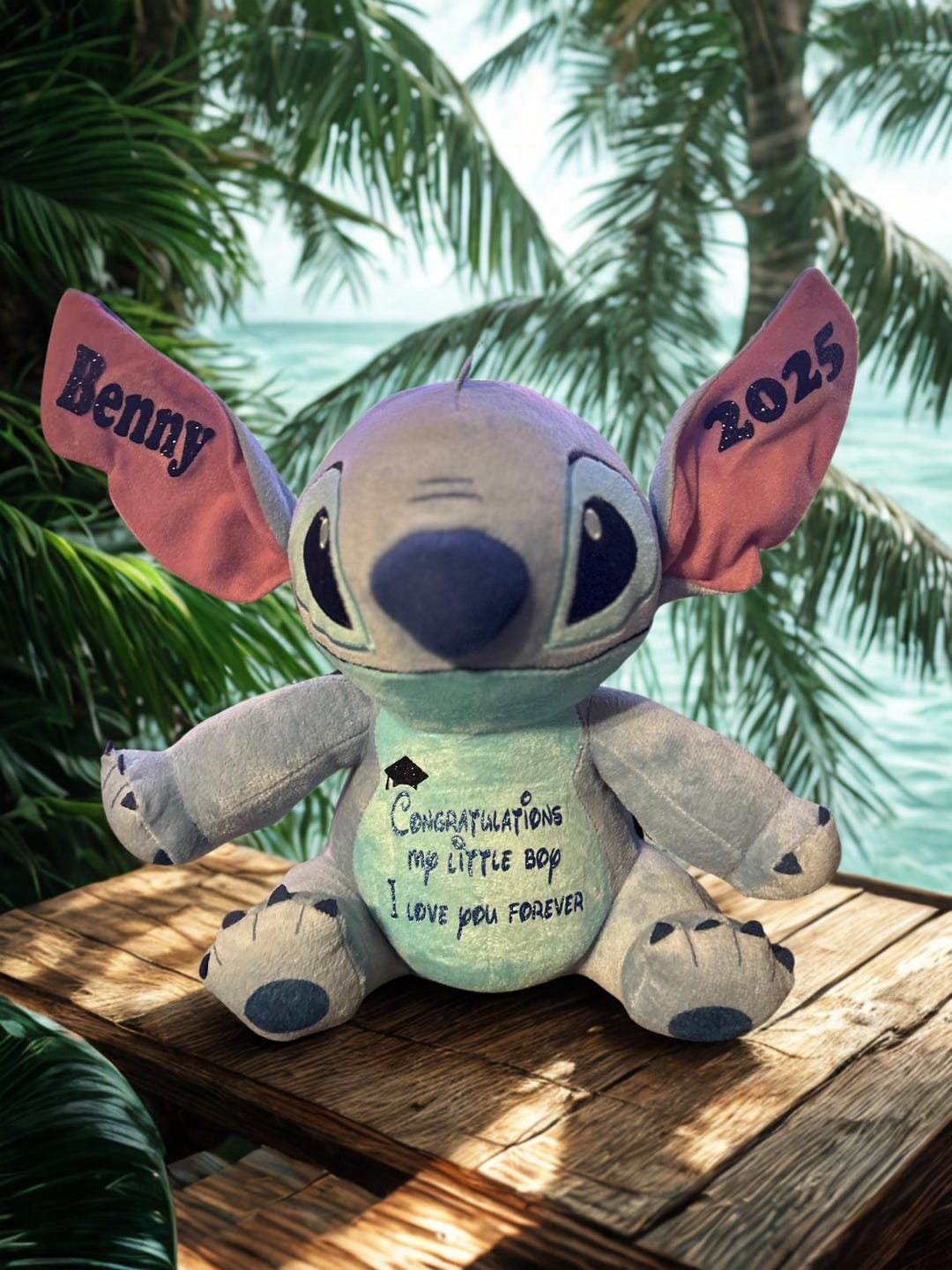 Personalized Stitch Graduation Plush - Etsy