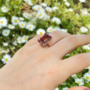 Color Changing Sultanite Ring, Sultanite Gemstone Silver Ring, Women&#39;s Silver Ring, 925 Sterling Silver Ring, Turkish Diaspore Stone Ring