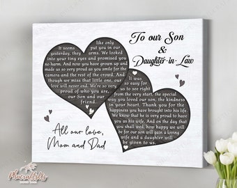 Daughter in Law Gift on Wedding Day, Son Wedding Gifts for Son From Mom ...