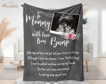 Pregnancy Gift For First Time Moms | Mommy To Be Gift From Bump Blanket | Gift for Expecting Mom | Happy Mother's Day Gift 2024