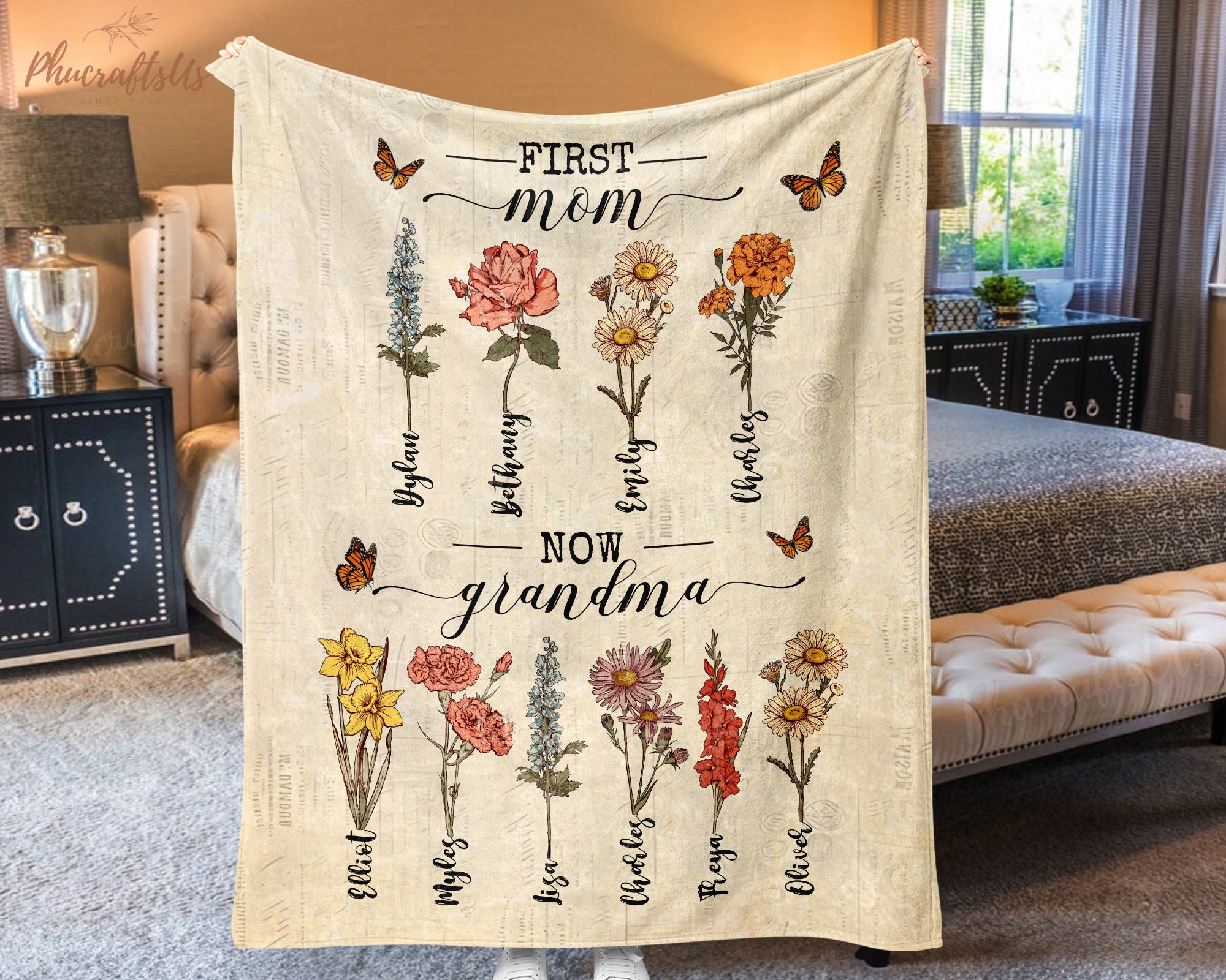 Nana blanket etsy hotsell