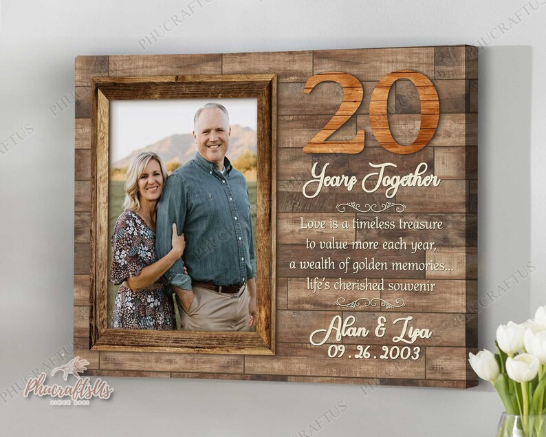 Personalized 20th Anniversary Gifts Romantic Parent Wedding Etsy