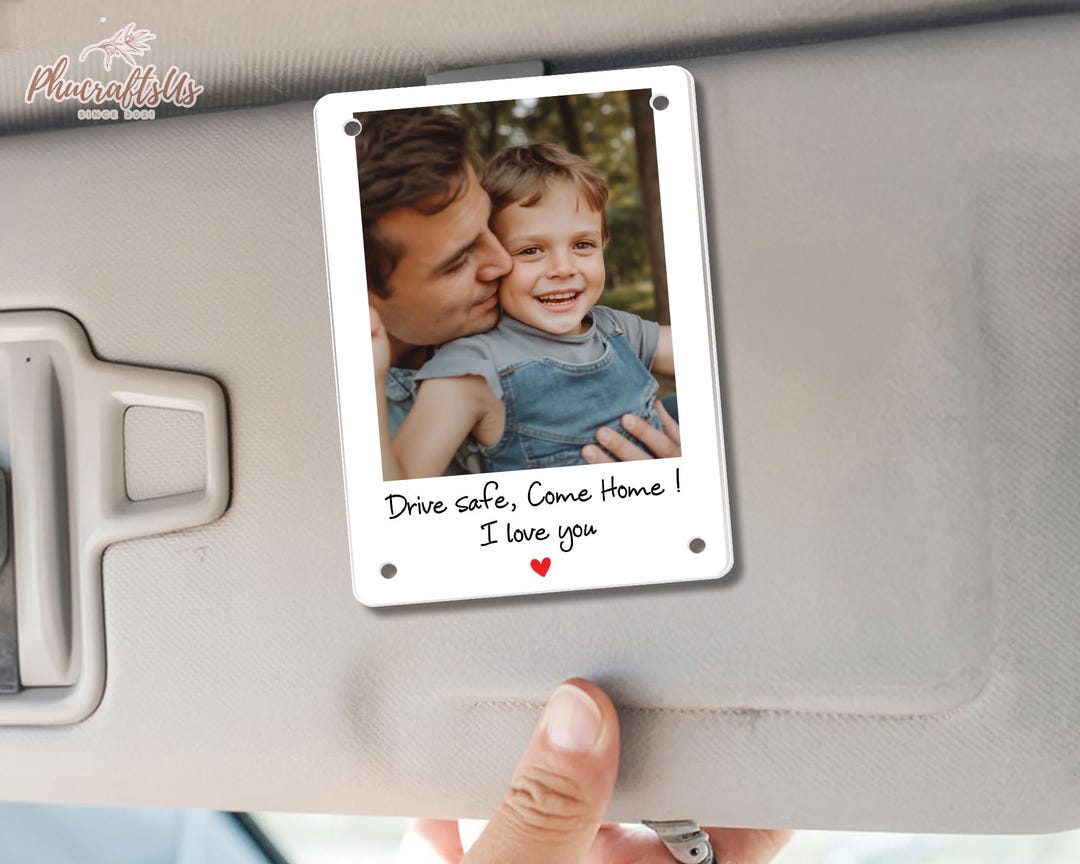 20 Pcs Personalized Photo Car Visor Clip Bulk Wooden Sun - View #3