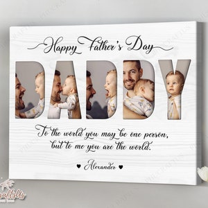 First Fathers Day Gift From Son Daughter, Custom Photo First Time Fathers Day Gift, Father's Day 2023 Gift New Dad