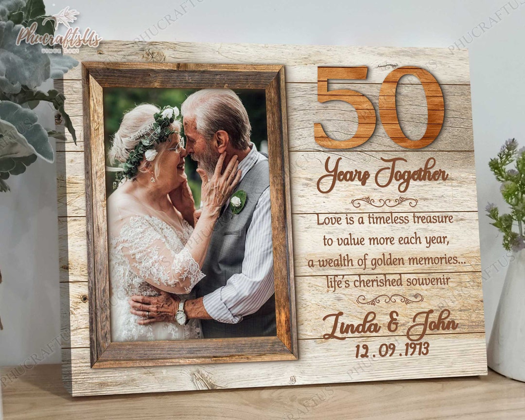 10th Anniversary Gifts Custom Photo Canvas, Personalised 10th Wedding  Anniversary Gift, 10 Years Married Gift Wife Husband Present