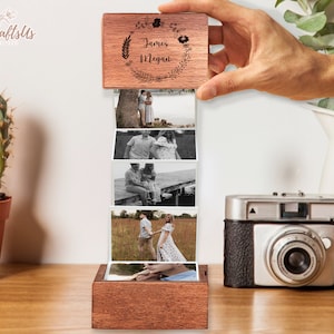 Pull Out Photo Album,  Personalized Valentines Gift For Girlfriend, Personalized Gift For Boy Friend,  Custom Valentines Day Gifts For Her