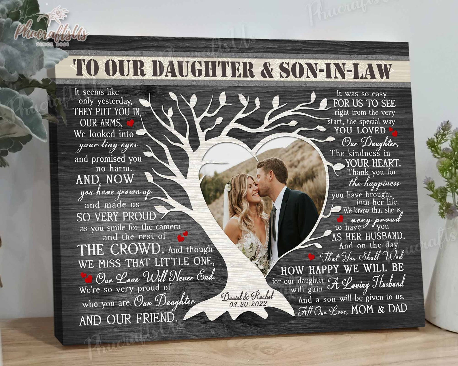 5th Wedding Anniversary Gift For Son And Daughter In Law