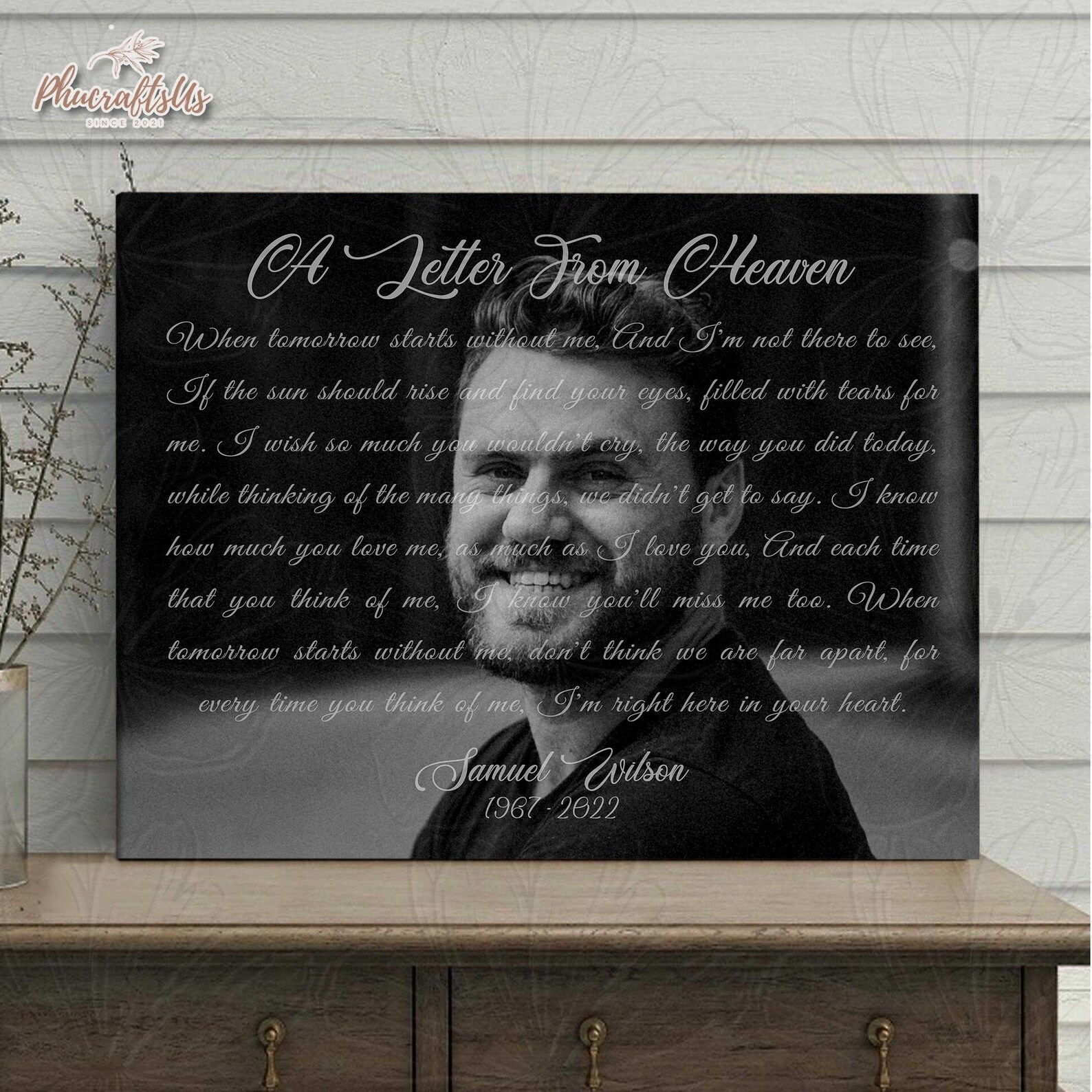 A letter from heaven custom photo mothers day gift ready to etsy