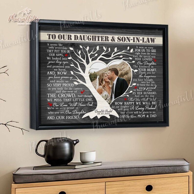 Wedding Gift for Daughter and Son in Law Newlywed Keepsake Etsy