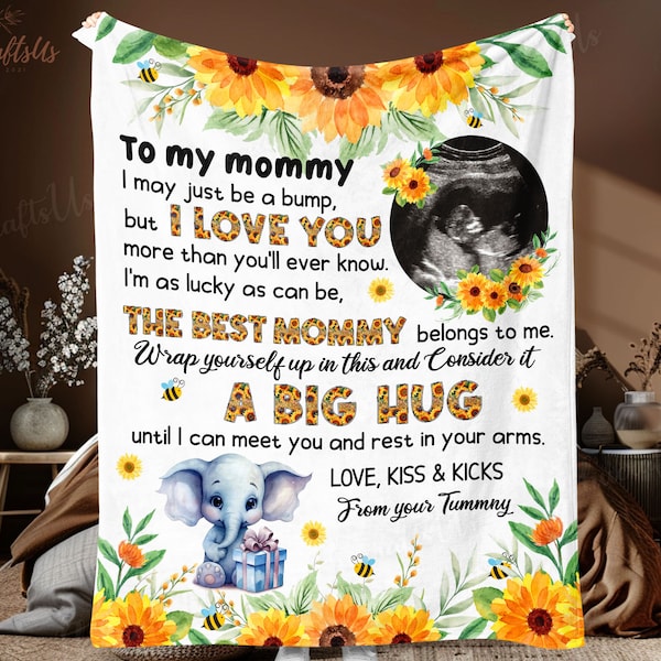 Pregnancy Gift For First Time Moms | Mom to Be Gifts Blanket | Newborn Photography Bump Blanket | Happy Mother's Day Gift 2024