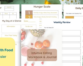 Intuitive Eating Workbook & Journal