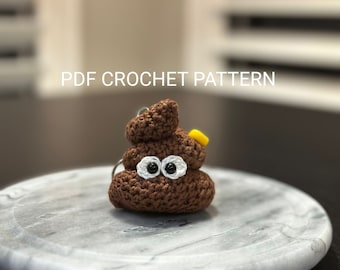 Crochet Poop Emoji Pattern