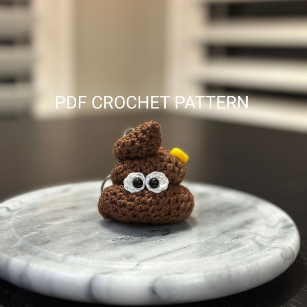 Crochet Poop Emoji Pattern