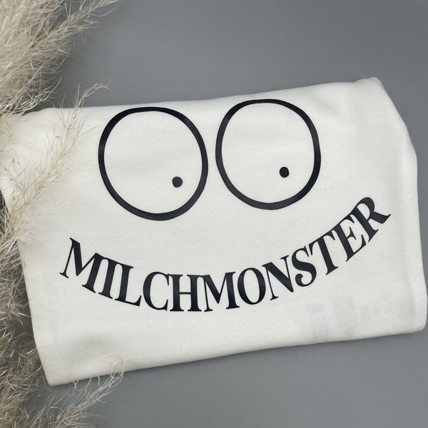 Milchmonster, babylife, Baby Body, Body Aufdruck, Kinder T-Shirt, Kinder T Shirt, Kindershirt, Stillen, Stillbaby