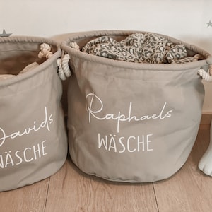 Aufbewahrungskorb personalisiert, Wäschekorb personalisiert, Aufbewahrungskorb Wunschtext, Kinderzimmer, Korb Kuscheltiere, Spielzeugkorb