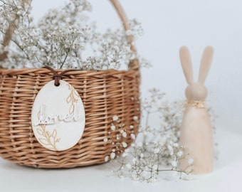Personalisierter Osterkorb | Personalisierter Weidenkorb Ostern |  Geschenkkorb | Osternest I OsterkörbchenI Hase I Osterkorb