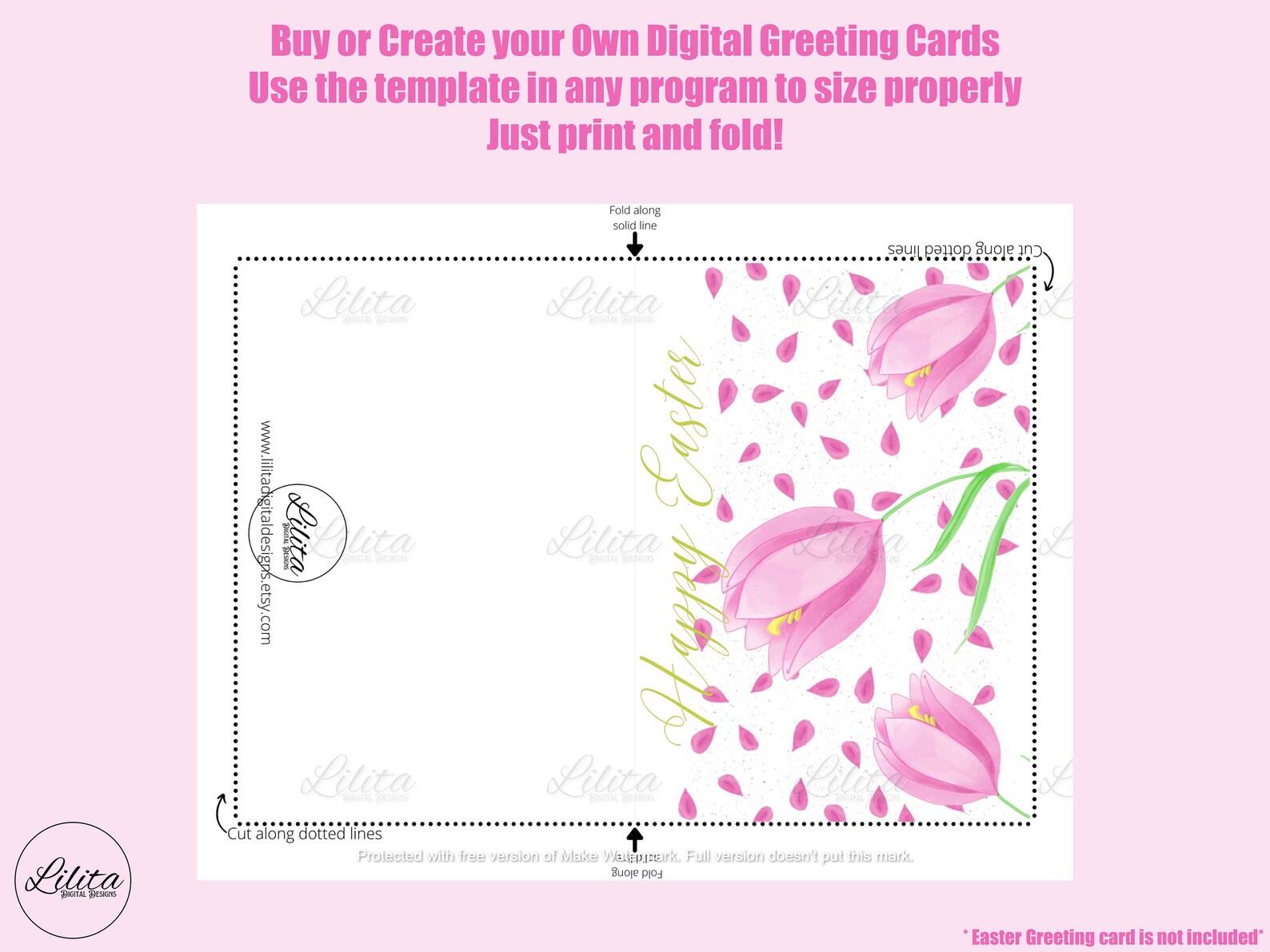 Greeting Card Templates 5x7 4x6/instant Download PDF Etsy Greeting Card Templates 5x7 4x6/instant Download PDF Etsy