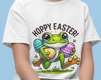 Hoppy Easter Cute Frog Clipart Shirt Sublimation Design Digital Download PNG Instant DIGITAL ONLY, Glass Jar png Design, Tshirt Design