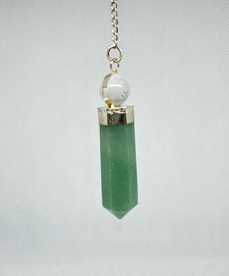 Péndulos de cristal: espiritualidad y meditación Aventurine