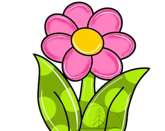 TEMPLATE Flower Door Hanger Template, Summer Door Hanger Template, Doorhanger Template, DIY Door Hanger, Spring Door Template, Flower Door