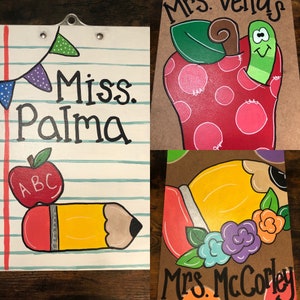 Personalized Teacher Clipboard, Teacher Gifts, Teacher Appreciation, Customizable Teacher Gift, Teachers