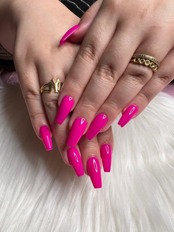 Toe And Hand Bridal Diamond Glossy Glitter Medium Press On Nails #521 –  Nails Aashu
