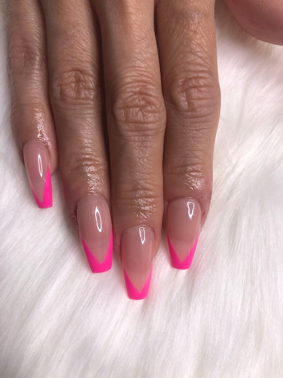 Hot pink acrylic! | Nail Matsuri!