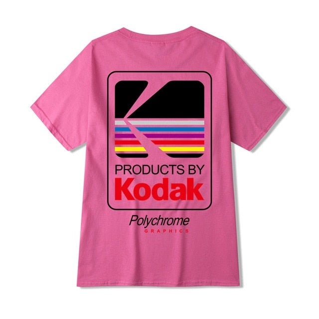 KODAK★トレジャーアイルランド グラフィックTシャツ_5色 90年代 90s アート 白 ホワイト 半袖 |ヴインテージ古着屋Feeet