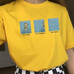 Van Gogh - Van Goghing - Street Wear - Cottagecore Clothing - Starry Night - Emo Tshirt - Hawaiian Shirt - Egirl Tshirt - Popular Right Now