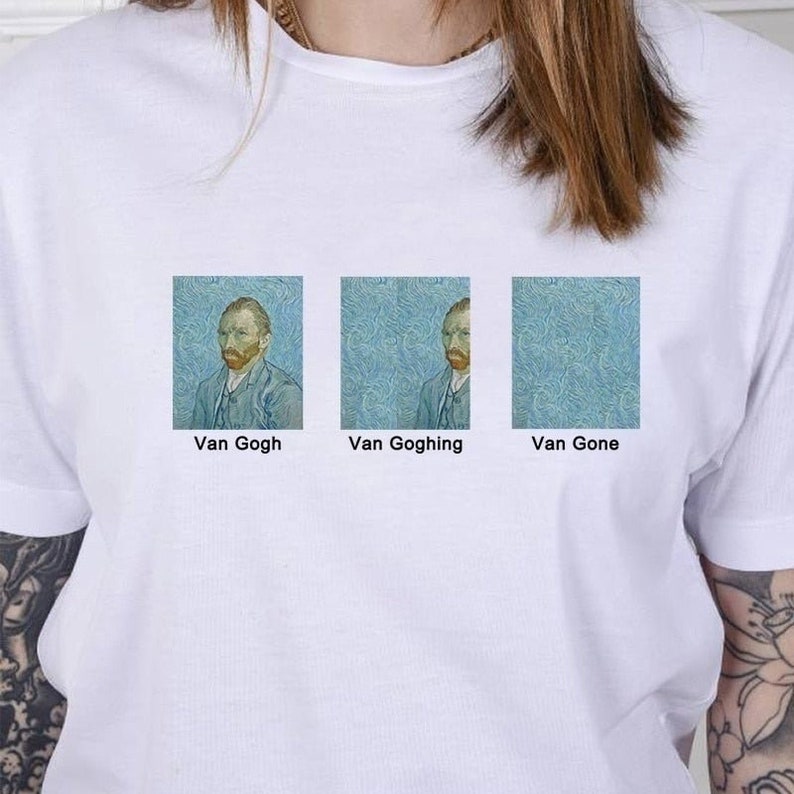 Van Gogh - Van Goghing - Street Wear - Cottagecore Clothing - Starry Night - Emo Tshirt - Hawaiian Shirt - Egirl Tshirt - Popular Right Now