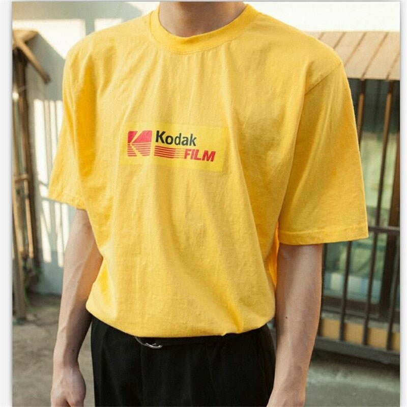 Tシャツ・カットソー [KODAK] Graphic Ringer T-Shirt Women KODAK T-shirt - Etsy