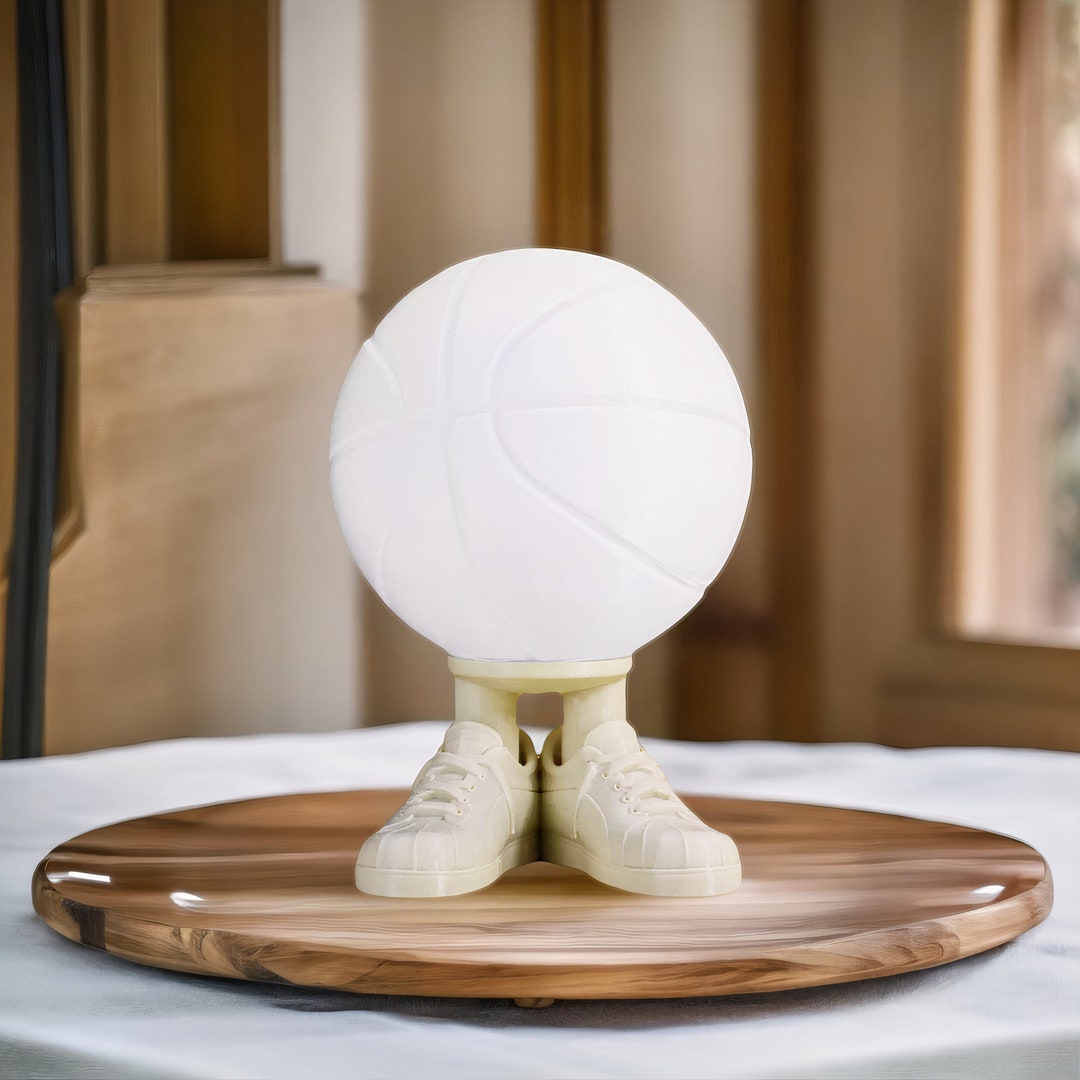 BASKETBALL LAMP LED Light Bulb Basketball Decor Sports Lamp Basketball