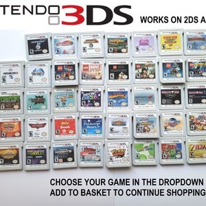 Lot de jeux Nintendo 3DS (fonctionne également sur 2DS) Annonce n° 1 sur 6, livraison groupée par « ajout au panier » Vendeur canadien MARIOKART Pokemon Luigi Les SIMS