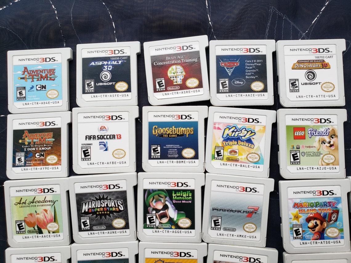 Nintendo 3DS Game Lot works With 2DS Also Listing 1of6 Etsy